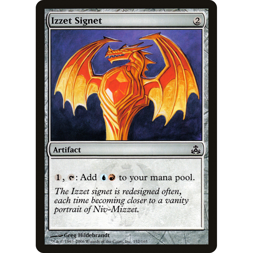 Izzet Signet (GPT-152) - Guildpact Foil