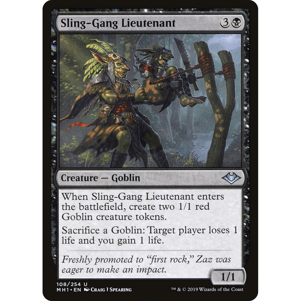 Sling-Gang Lieutenant (MH1-108) - Modern Horizons