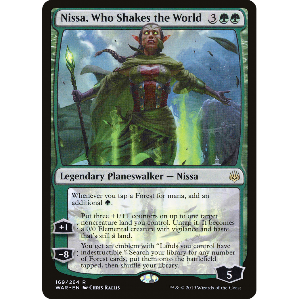 Nissa, Who Shakes the World (WAR-169) - War of the Spark