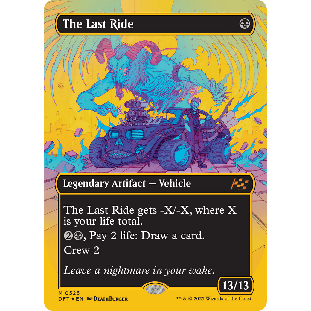 The Last Ride (DFT-525) - Aetherdrift (Borderless) Foil