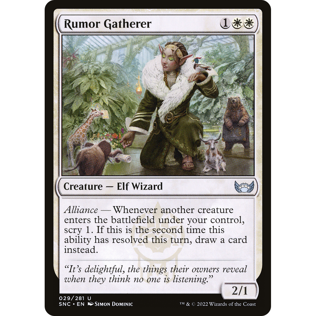 Rumor Gatherer (SNC-029) - Streets of New Capenna