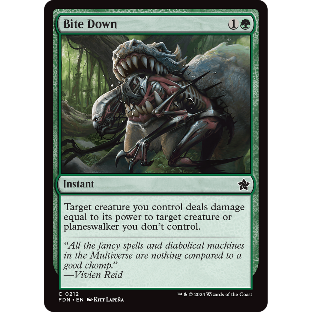 Bite Down (FDN-212) - Foundations Foil