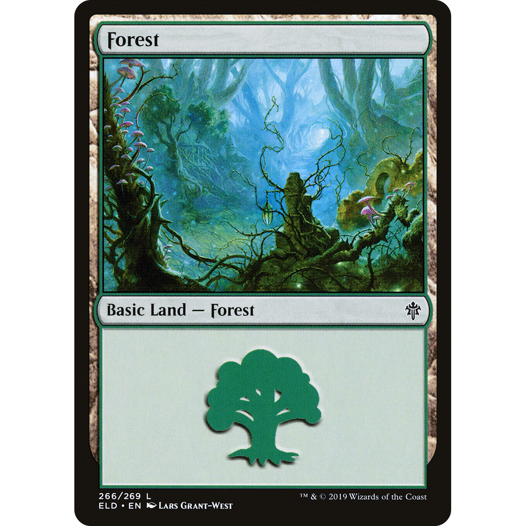 Forest (266) (ELD-266) - Throne of Eldraine Foil