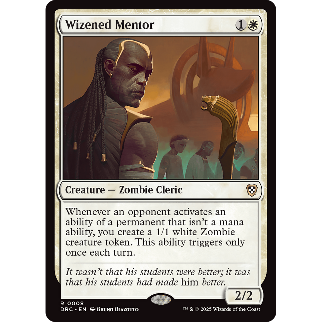 Wizened Mentor (DRC-008) - Commander: Aetherdrift Foil