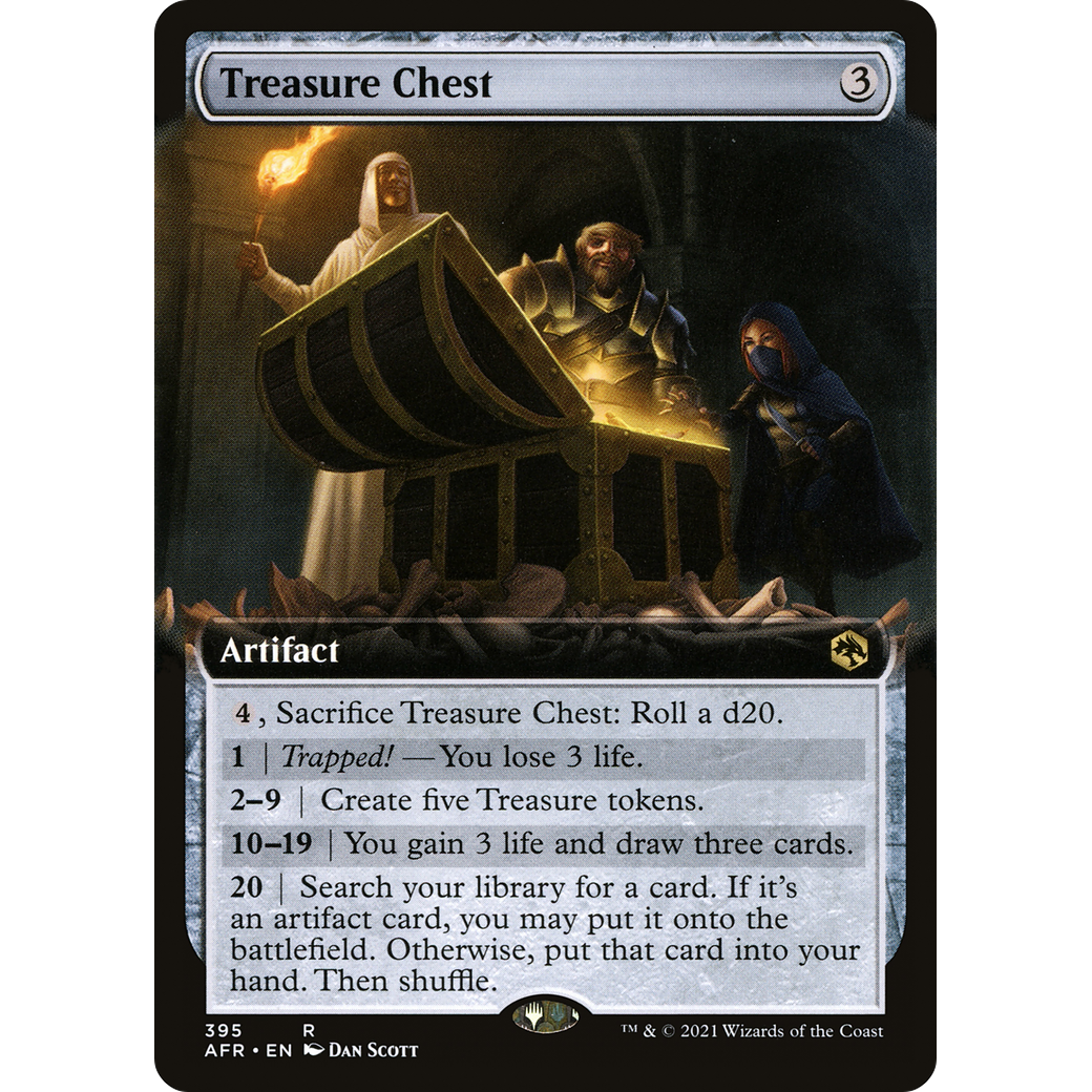 Treasure Chest (Extended Art) (AFR-395) - Adventures in the Forgotten Realms: (Extended Art)