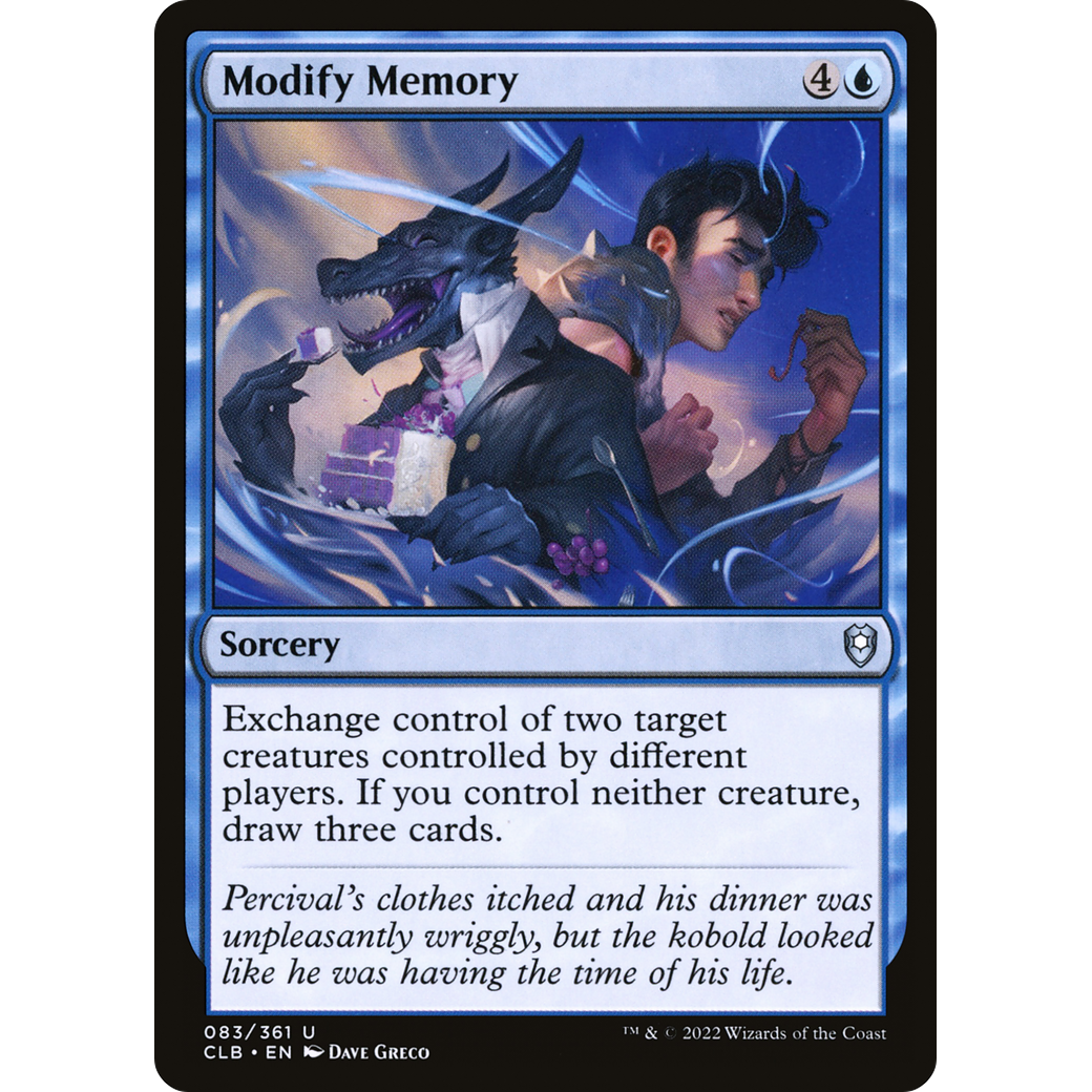 Modify Memory (CLB-083) - Commander Legends: Battle for Baldur's Gate Foil
