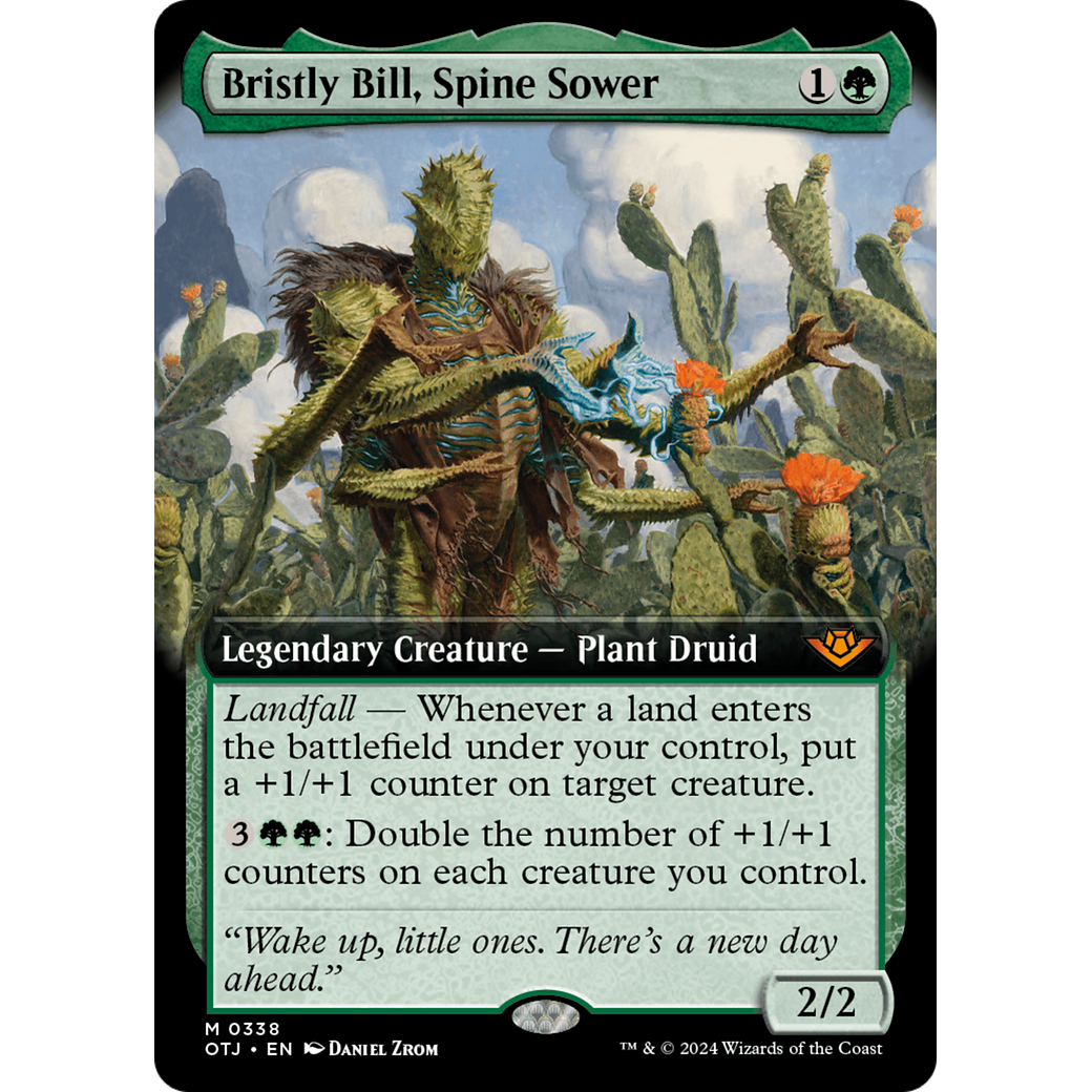Bristly Bill, Spine Sower (OTJ-338) - Outlaws of Thunder Junction: (Extended Art)