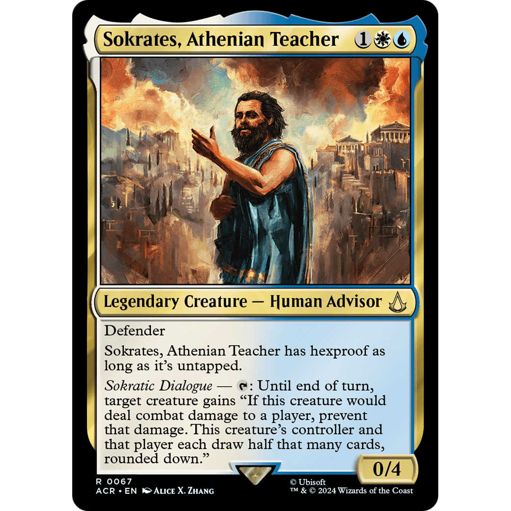 Sokrates, Athenian Teacher (ACR-067) - Assassin's Creed Foil