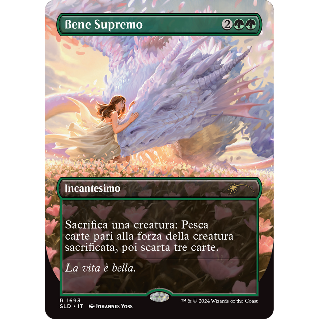 Greater Good (Italian) - "Bene Supremo" (SLD-1693) - Secret Lair Drop (Borderless)