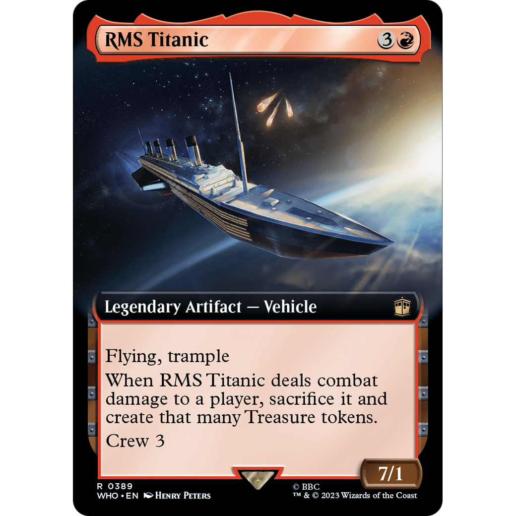 RMS Titanic (Extended Art) (WHO-389) - Doctor Who: (Extended Art)