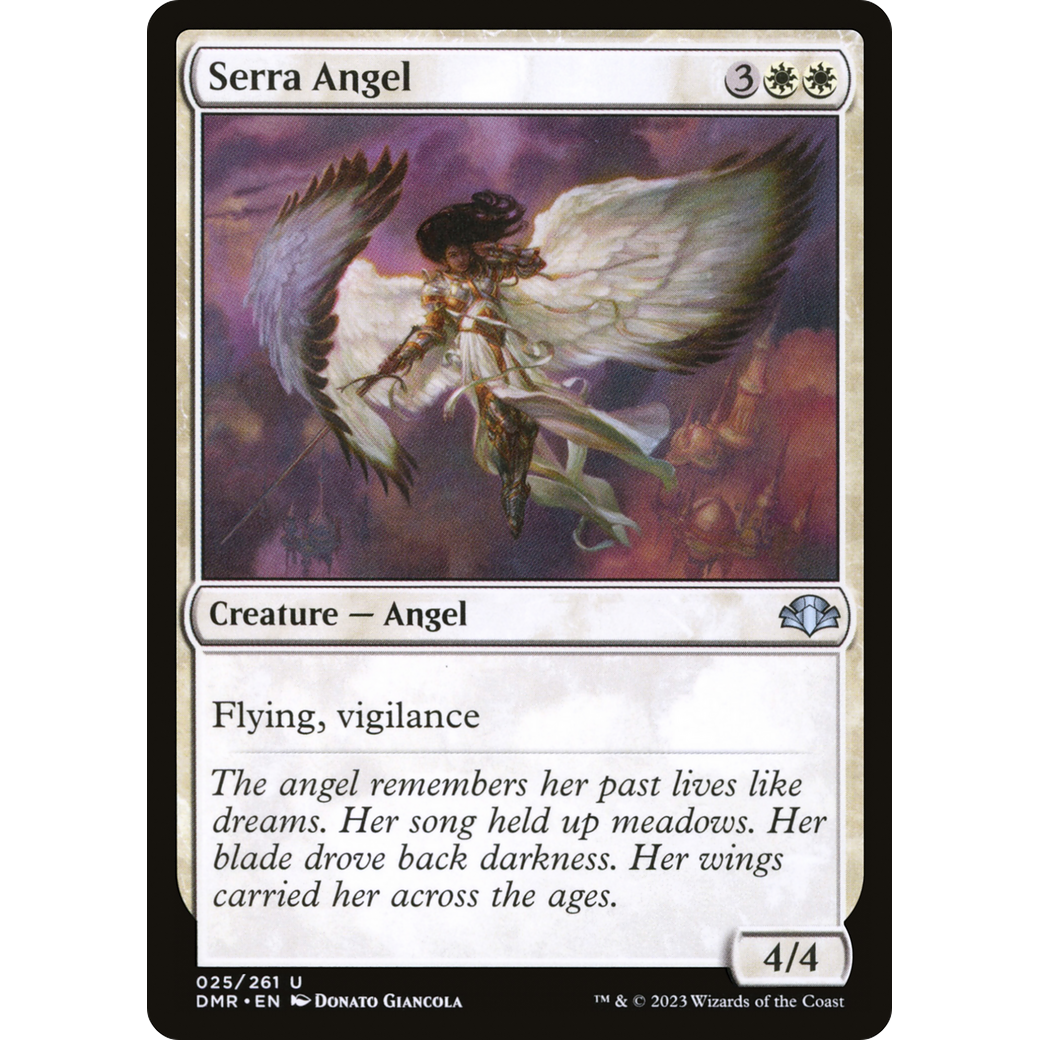 Serra Angel (DMR-025) - Dominaria Remastered