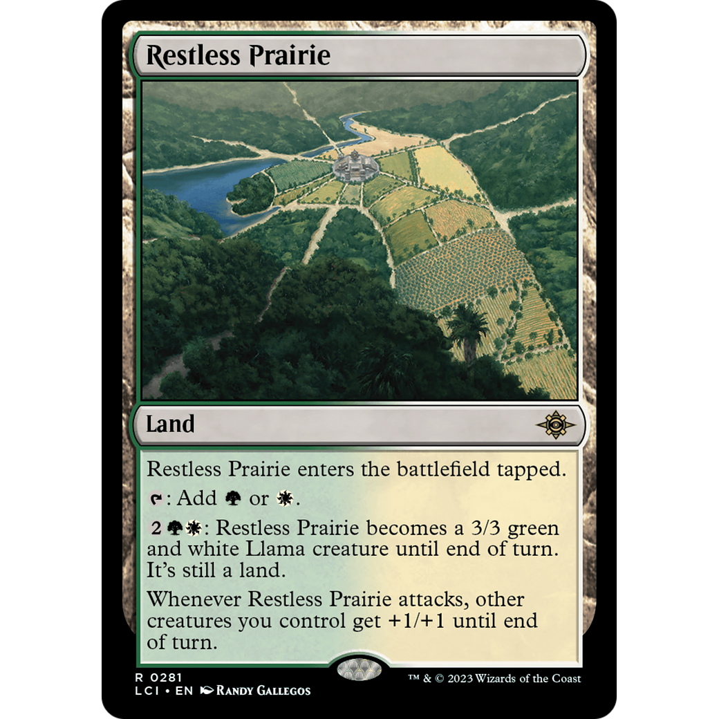 Restless Prairie (LCI-281) - The Lost Caverns of Ixalan Foil