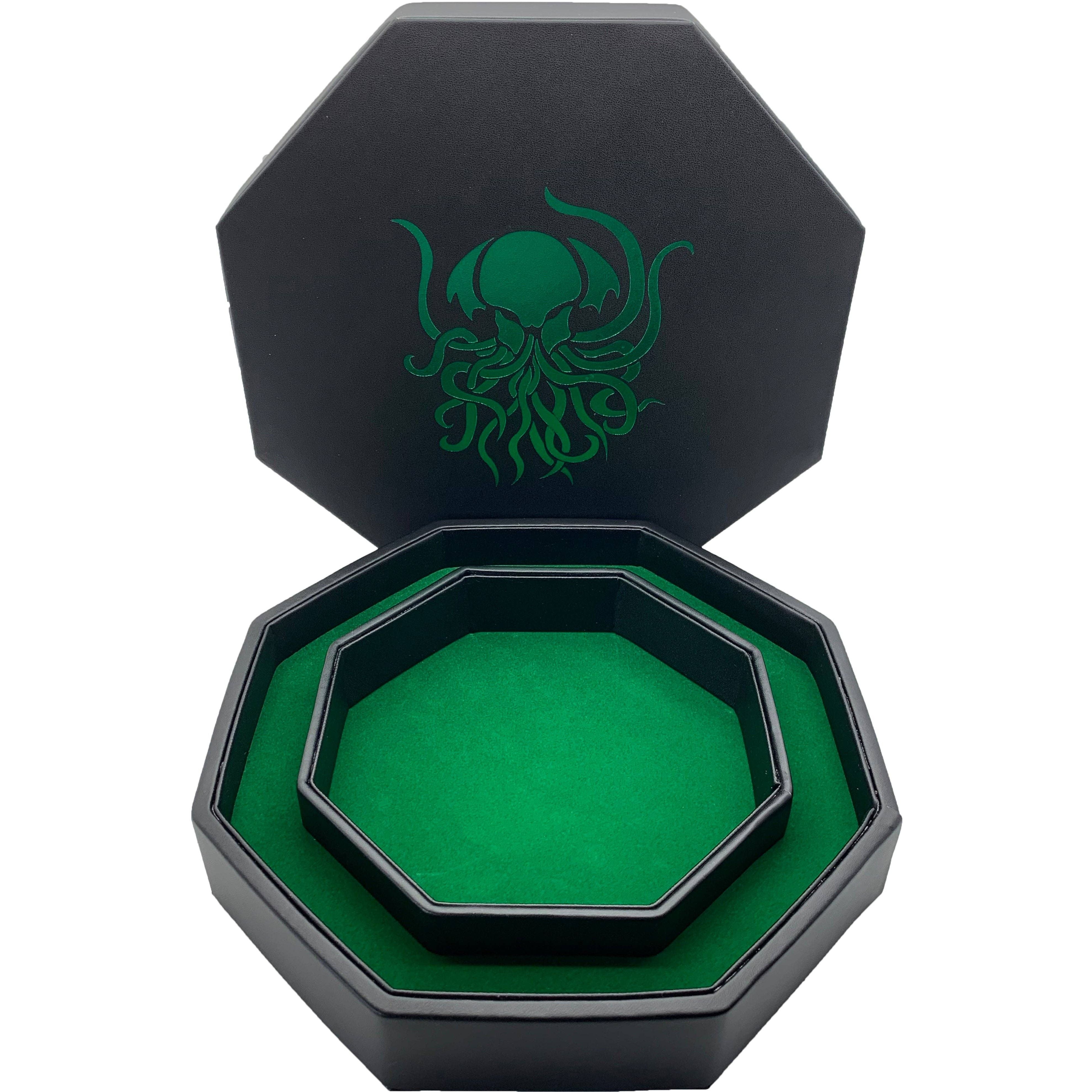 Green Cthulhu - Tray of Holding™ Dice Tray by Norse Foundry