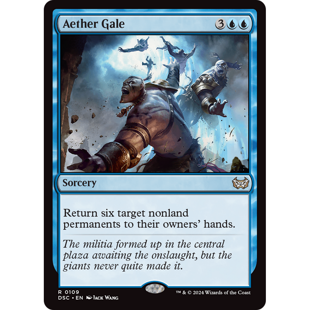 Aether Gale (DSC-109) - Duskmourn: House of Horror Commander