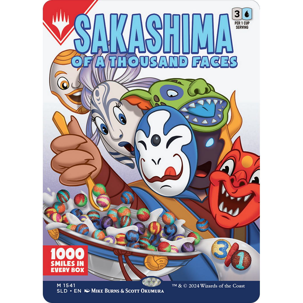 Sakashima of a Thousand Faces (SLD-1541) - Secret Lair Drop (Borderless)