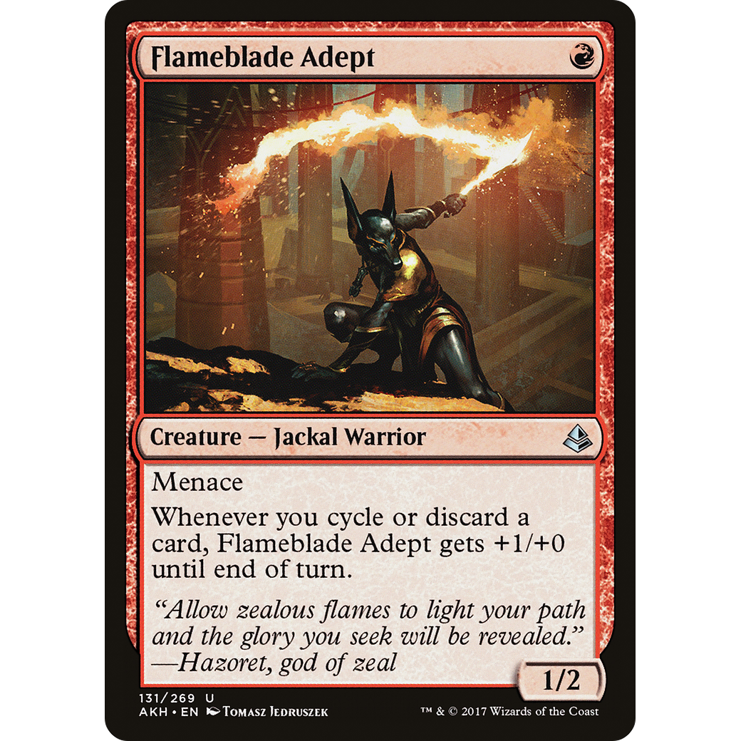 Flameblade Adept (AKH-131) - Amonkhet Foil