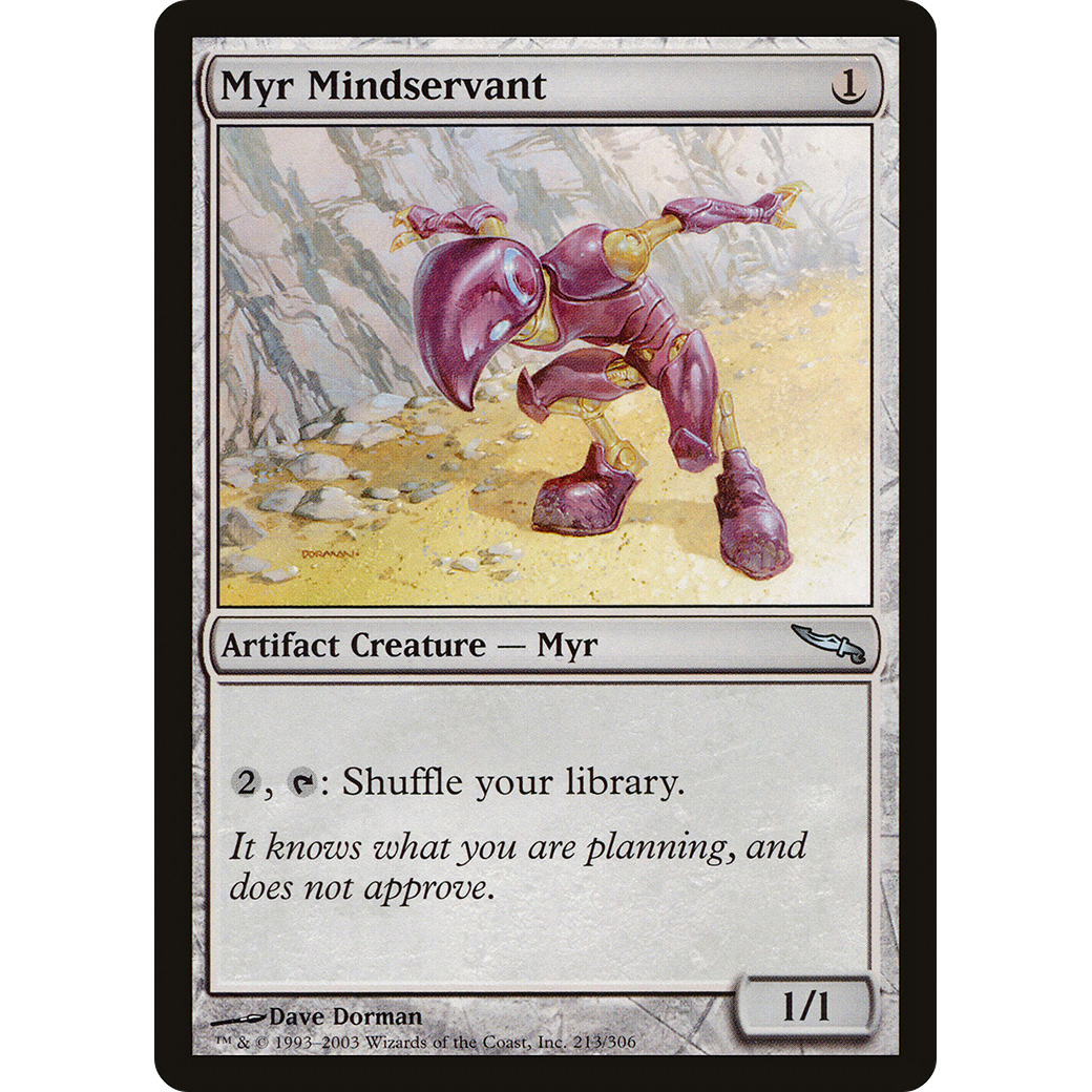 Myr Mindservant (MRD-213) - Mirrodin