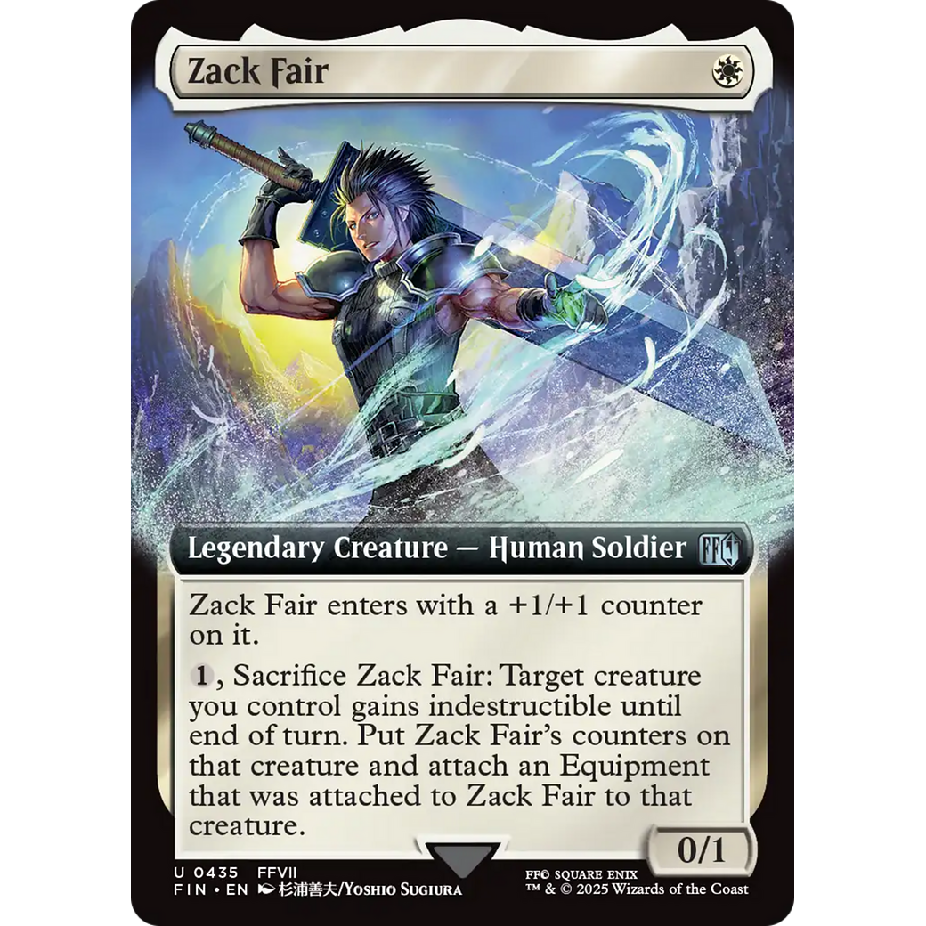 Zack Fair (FIN-435) - FINAL FANTASY: (Extended Art)