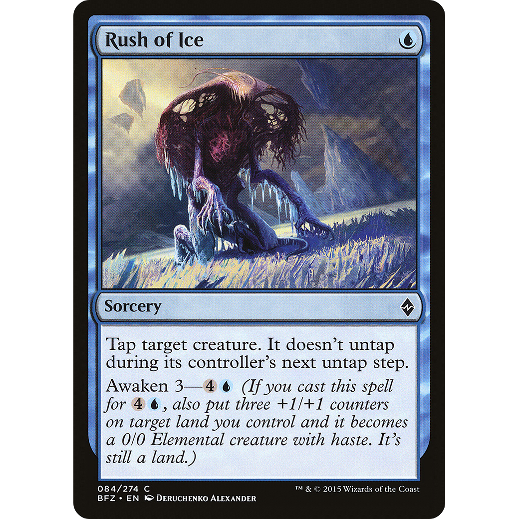 Rush of Ice (BFZ-084) - Battle for Zendikar Foil
