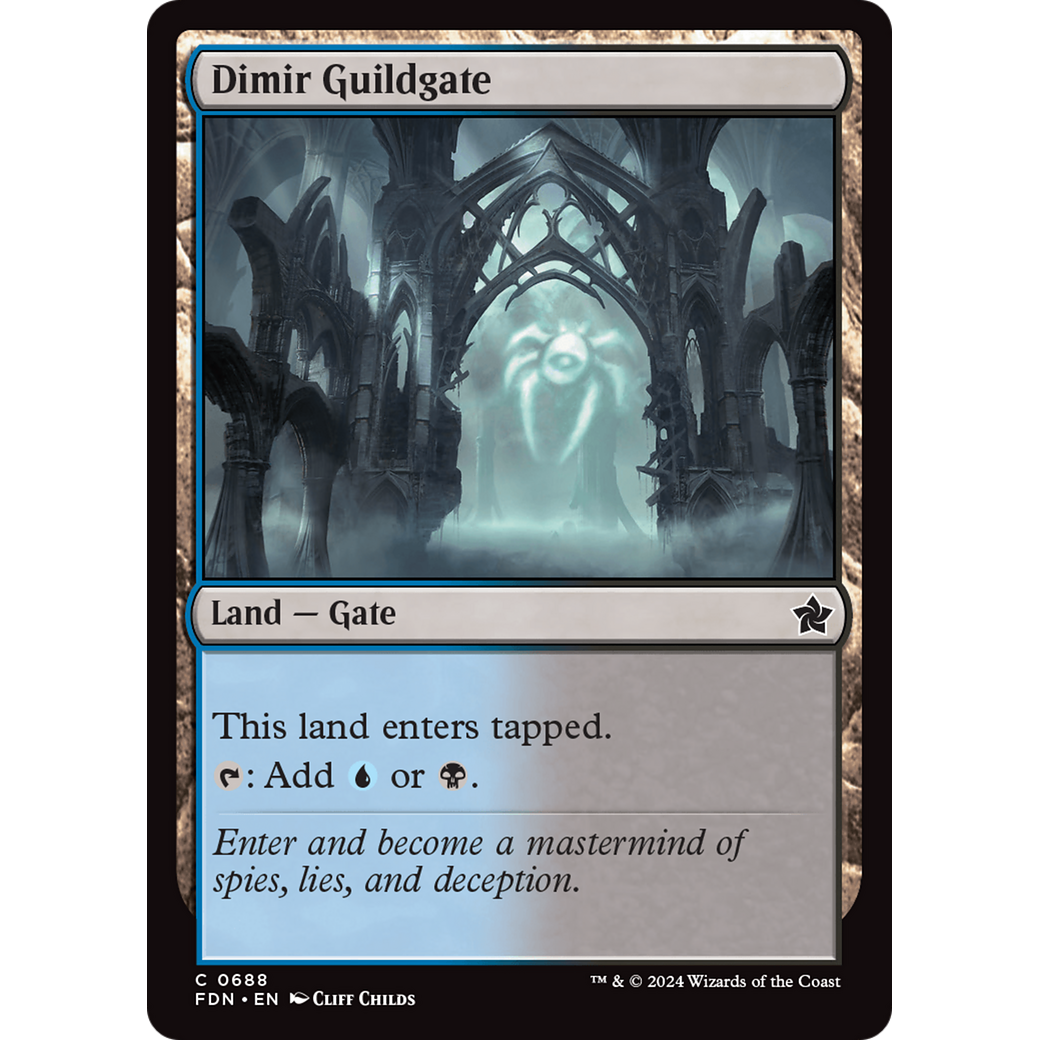 Dimir Guildgate (FDN-688) - Foundations