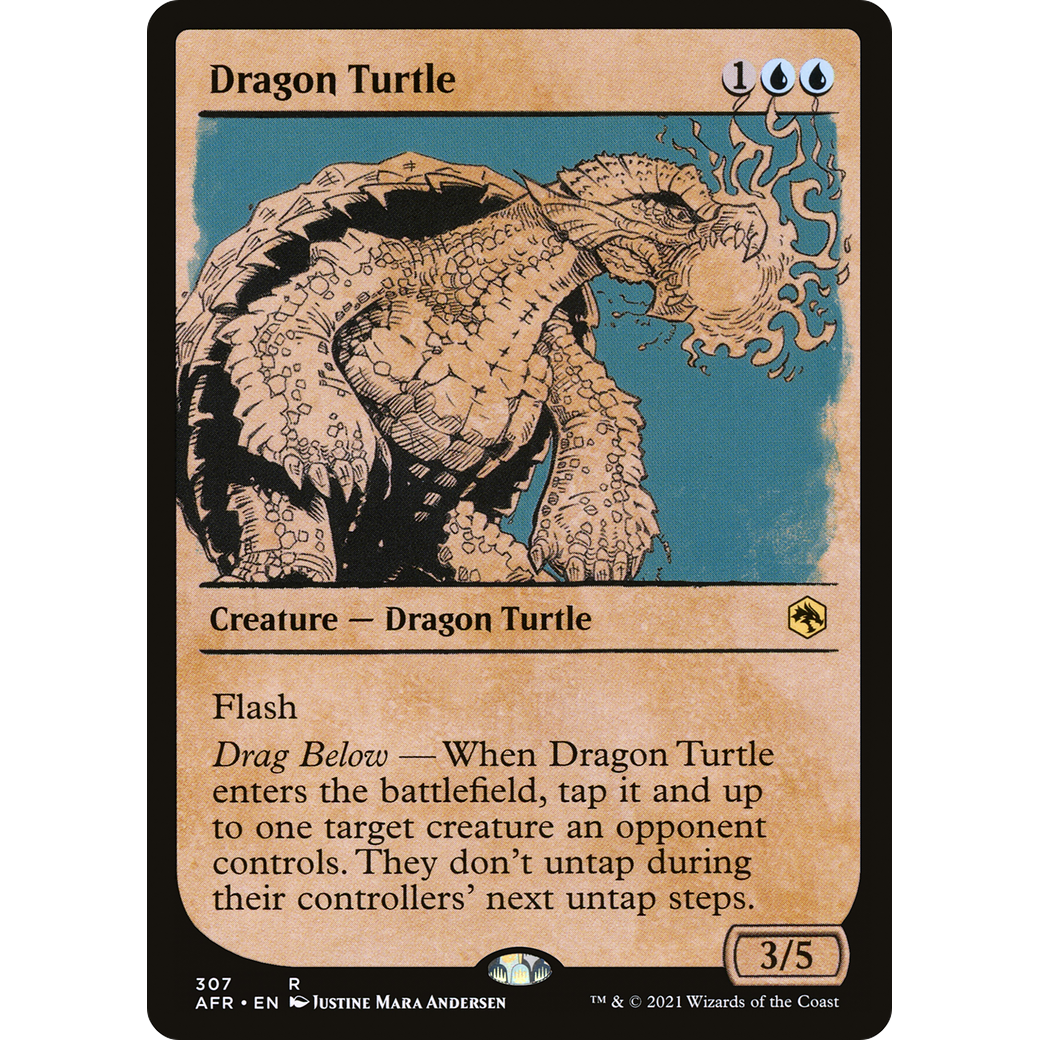 Dragon Turtle (Showcase) (AFR-307) - Adventures in the Forgotten Realms: (Showcase)