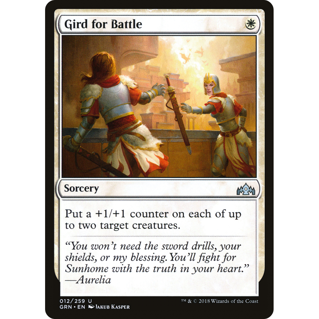 Gird for Battle (GRN-012) - Guilds of Ravnica