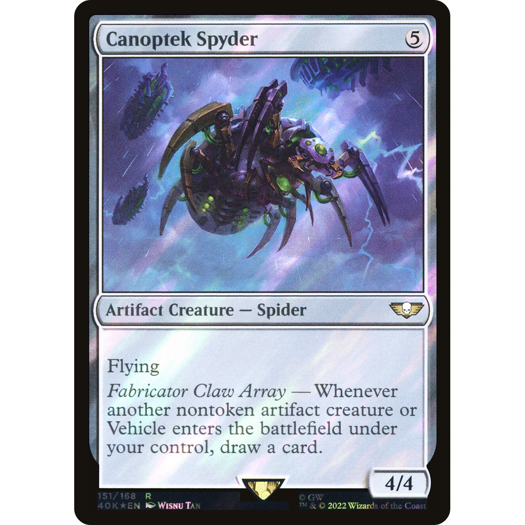 Canoptek Spyder (40K-151) - Warhammer 40,000 Commander Foil