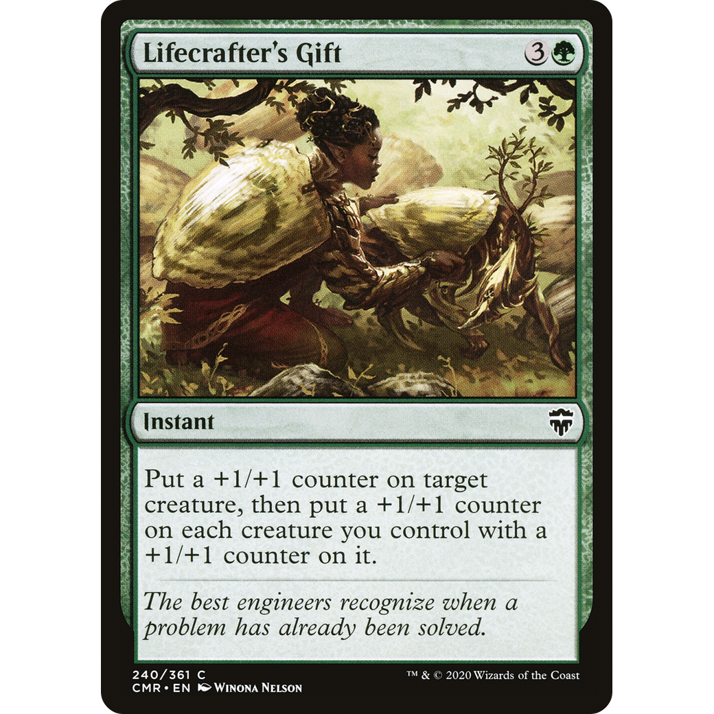 Lifecrafter's Gift (CMR-240) - Commander Legends