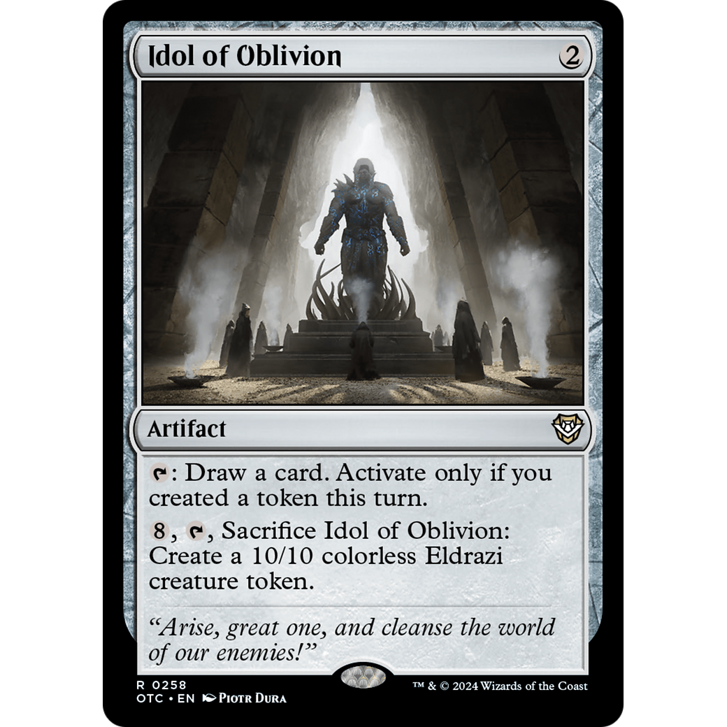 Idol of Oblivion (OTC-258) - Outlaws of Thunder Junction Commander