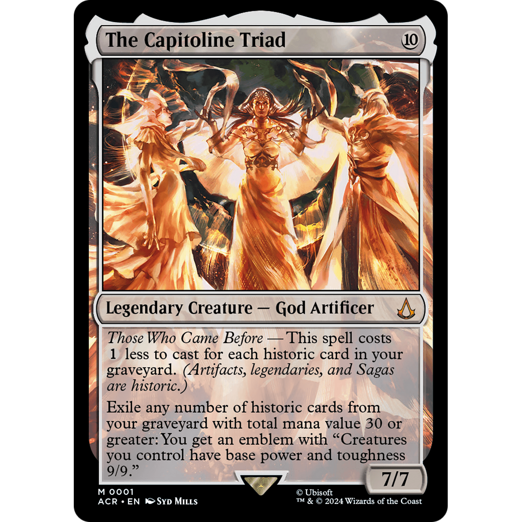 The Capitoline Triad (ACR-001) - Assassin's Creed Foil