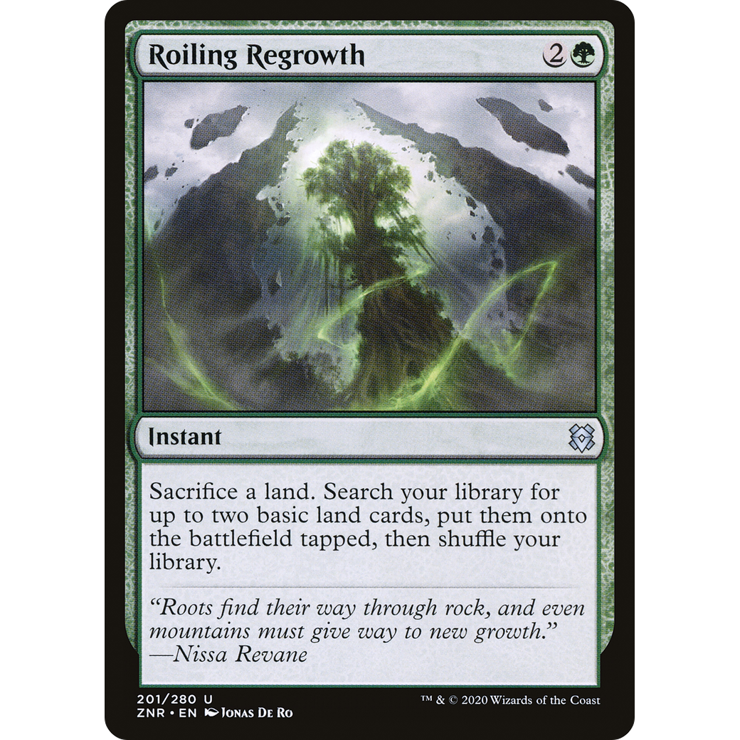 Roiling Regrowth (ZNR-201) - Zendikar Rising Foil