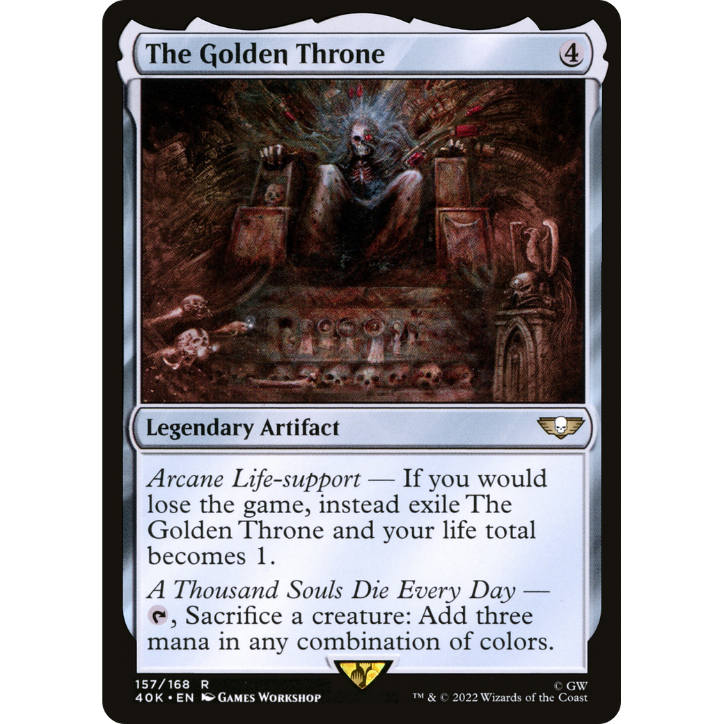 The Golden Throne (40K-157) - Warhammer 40,000 Commander