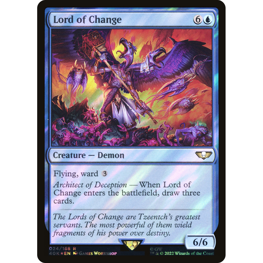 Lord of Change (40K-024) - Warhammer 40,000 Commander Foil