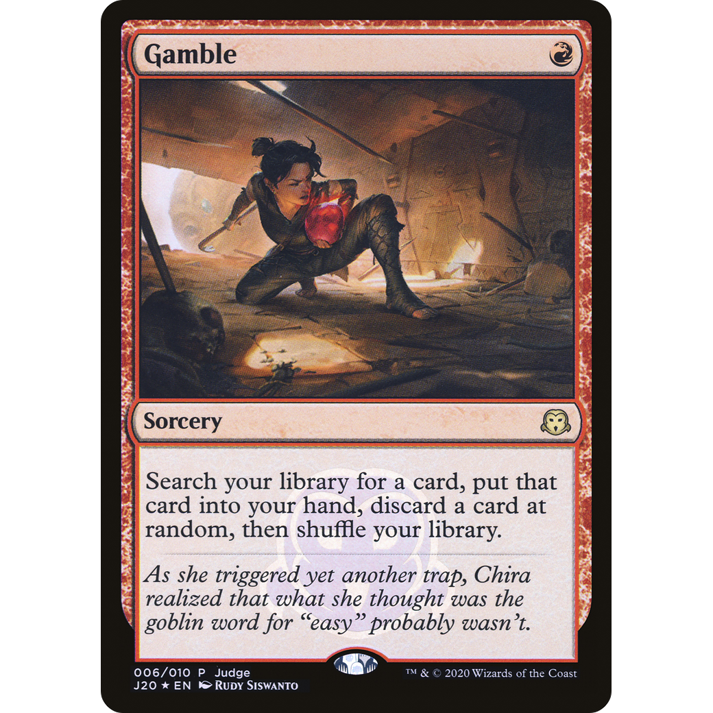 Gamble (JDG-006) - Judge Gift Cards 2020 Foil