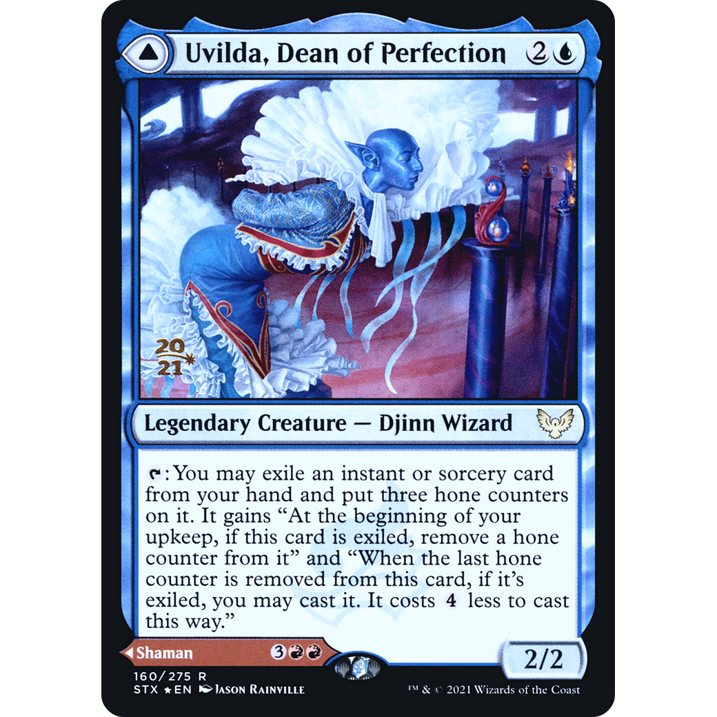 Uvilda, Dean of Perfection (PRE-160) - Strixhaven: School of Mages Promos Foil