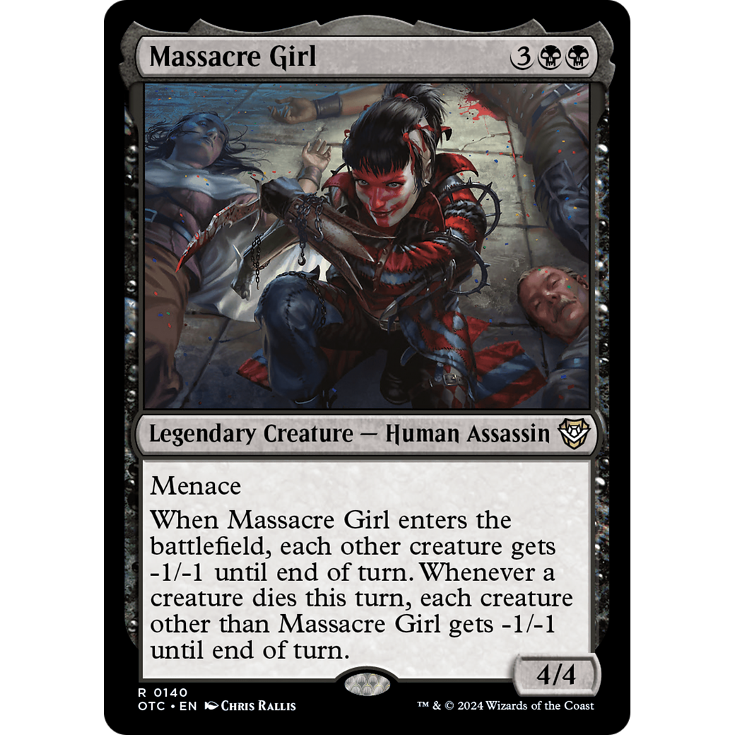 Massacre Girl (OTC-140) - Outlaws of Thunder Junction Commander