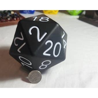 Big Foam Dice 4 inch D20's (11 colors) by Zucati: Yellow
