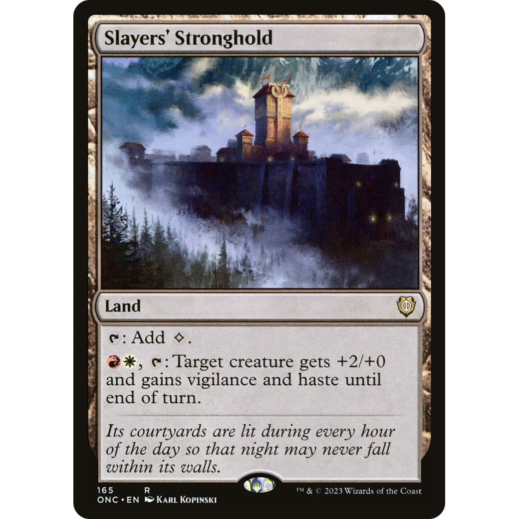 Slayers' Stronghold (ONC-165) - Phyrexia: All Will Be One Commander