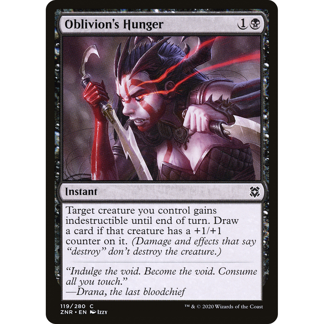 Oblivion's Hunger (ZNR-119) - Zendikar Rising Foil