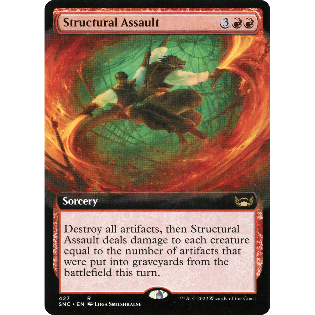 Structural Assault (Extended Art) (SNC-427) - Streets of New Capenna: (Extended Art) Foil