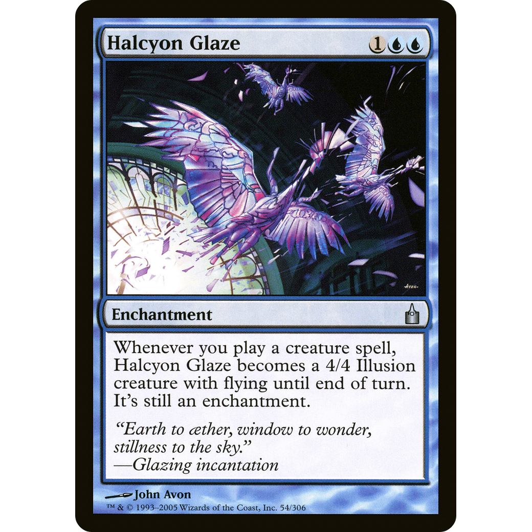 Halcyon Glaze (RAV-054) - Ravnica: City of Guilds