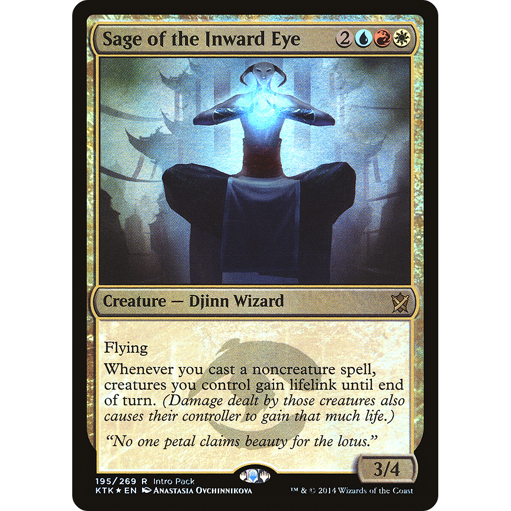 Sage of the Inward Eye (UMP-195) - Khans of Tarkir Promos Foil