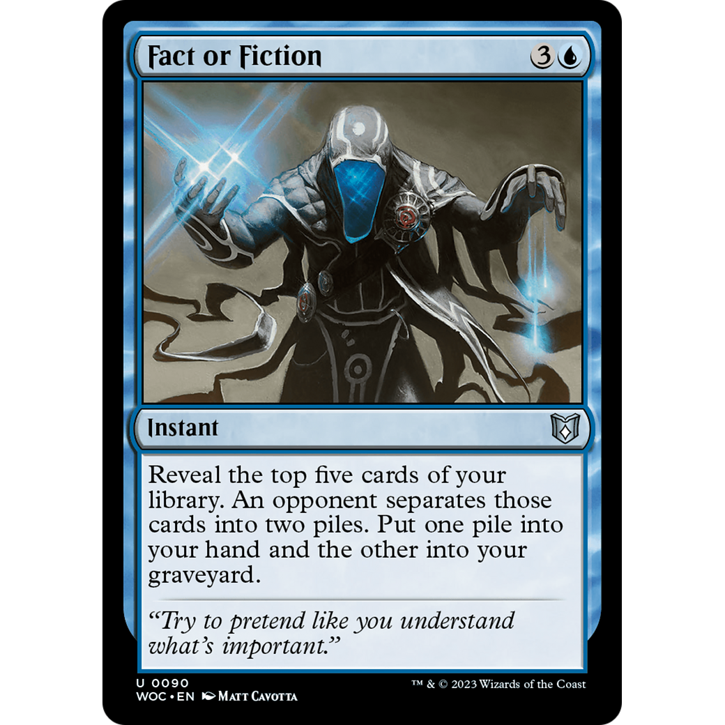 Fact or Fiction (WOC-090) - Wilds of Eldraine Commander
