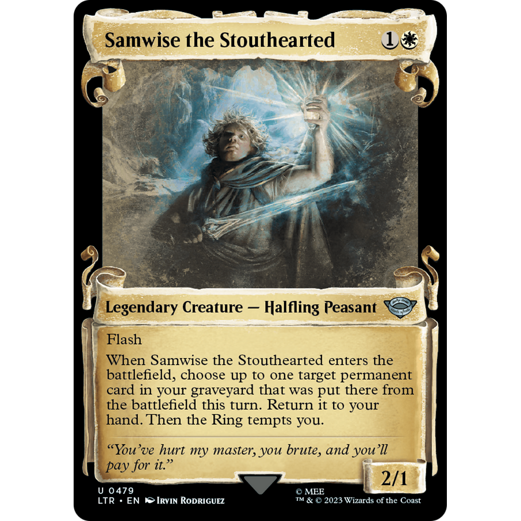 Samwise the Stouthearted (LTR-479) - The Lord of the Rings: Tales of Middle-earth: (Showcase) Foil