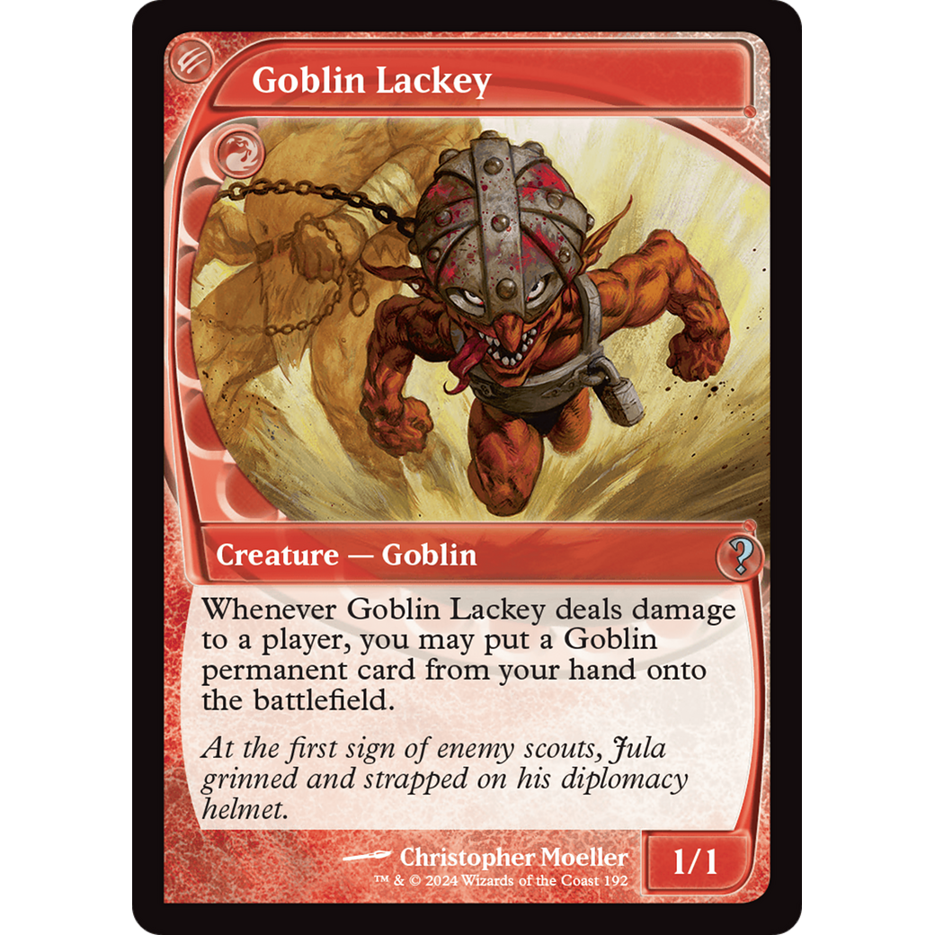 Goblin Lackey (Future Sight) (MB2-192) - Mystery Booster 2