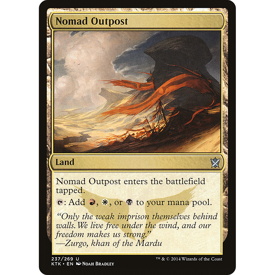 Nomad Outpost (KTK-237) - Khans of Tarkir
