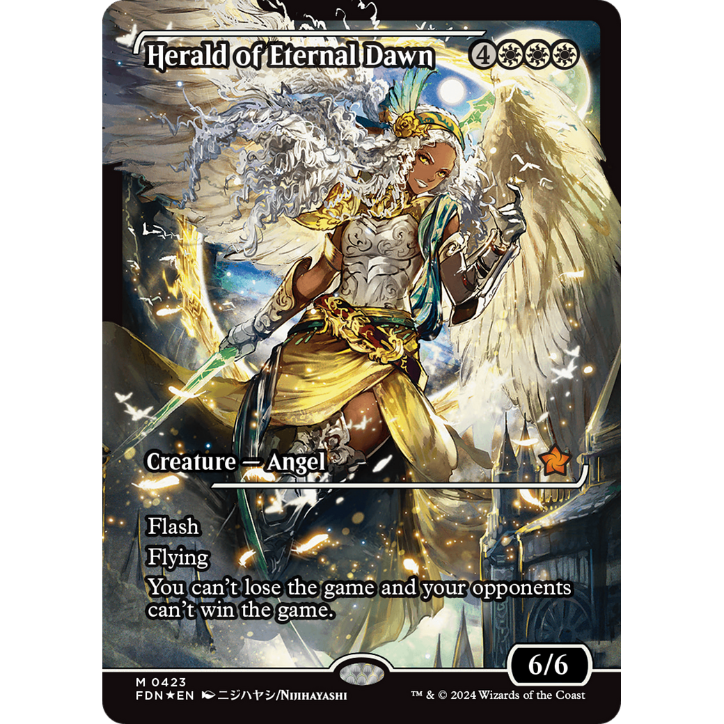 Herald of Eternal Dawn (FDN-423) - Foundations: (Showcase) Foil