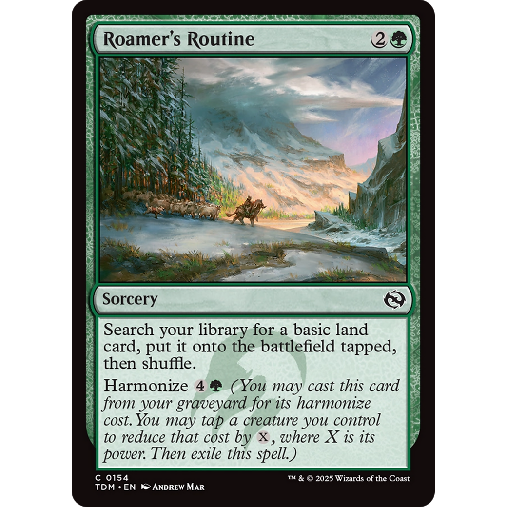 Roamer's Routine (TDM-154) - Tarkir: Dragonstorm