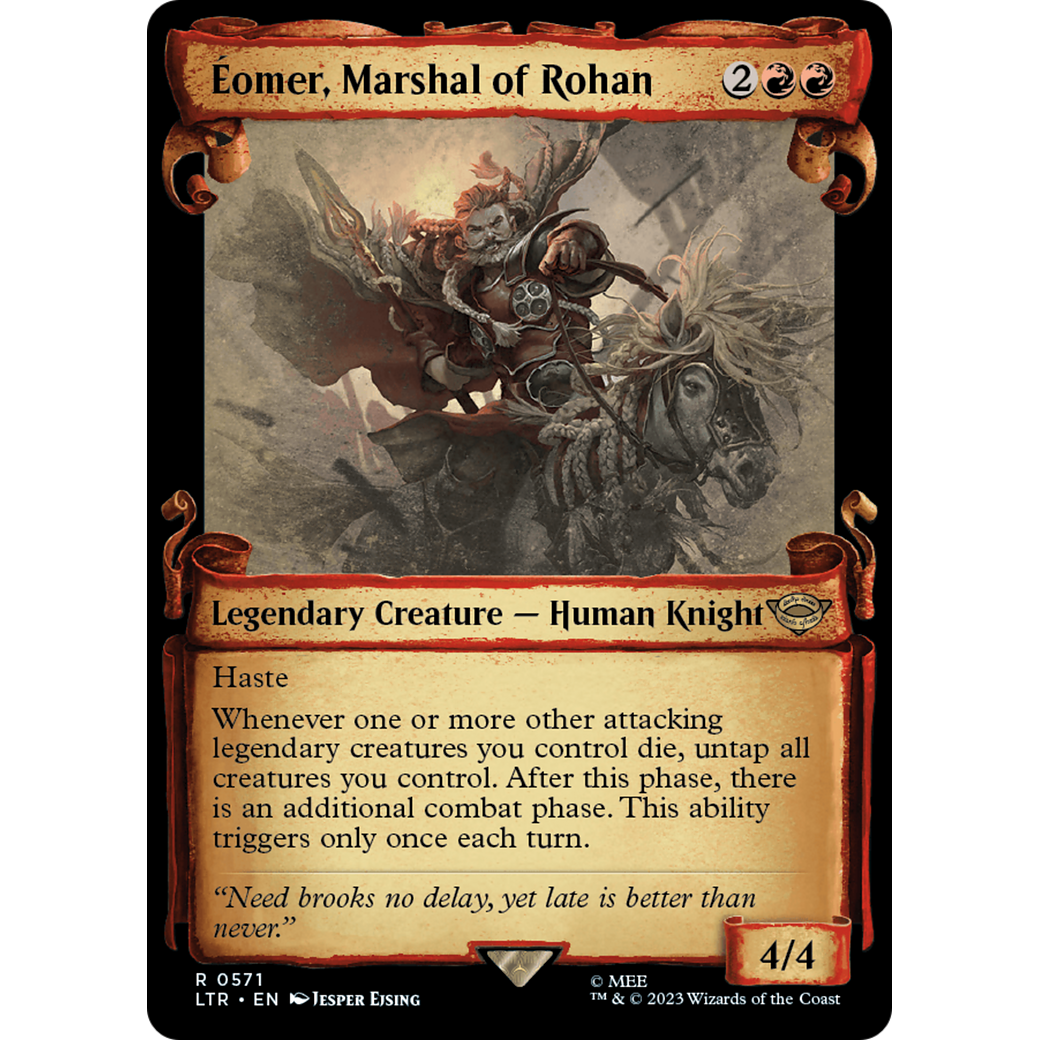 Éomer, Marshal of Rohan (LTR-571) - The Lord of the Rings: Tales of Middle-earth: (Showcase) Foil