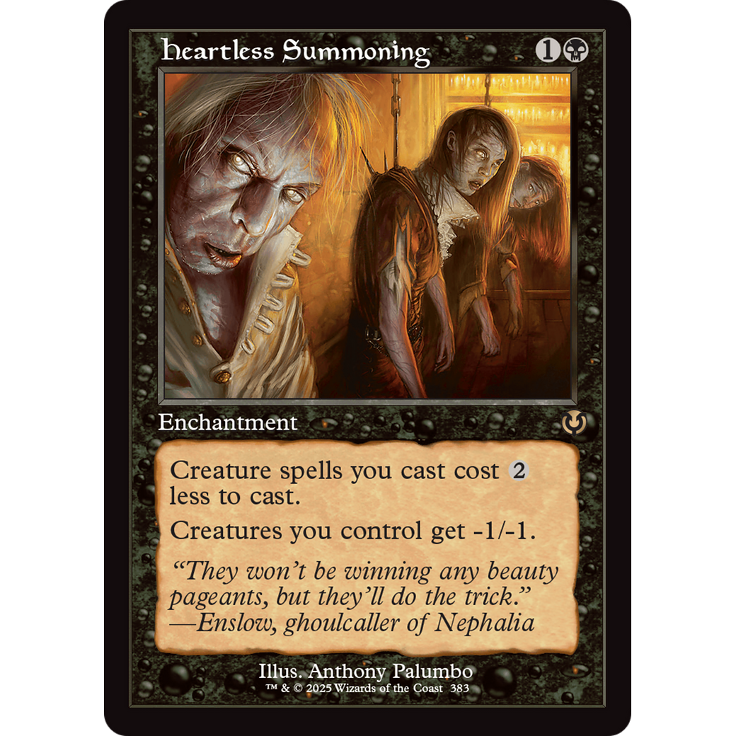 Heartless Summoning (INR-383) - Innistrad Remastered: (enchantment) Foil